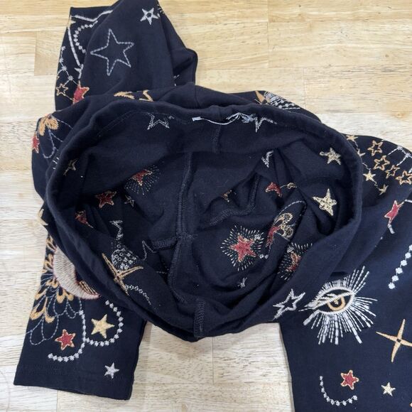 JW Los Angeles Johnny Was Moon & Star Celestial Embroidered Callista Legging XS - Picture 5 of 16